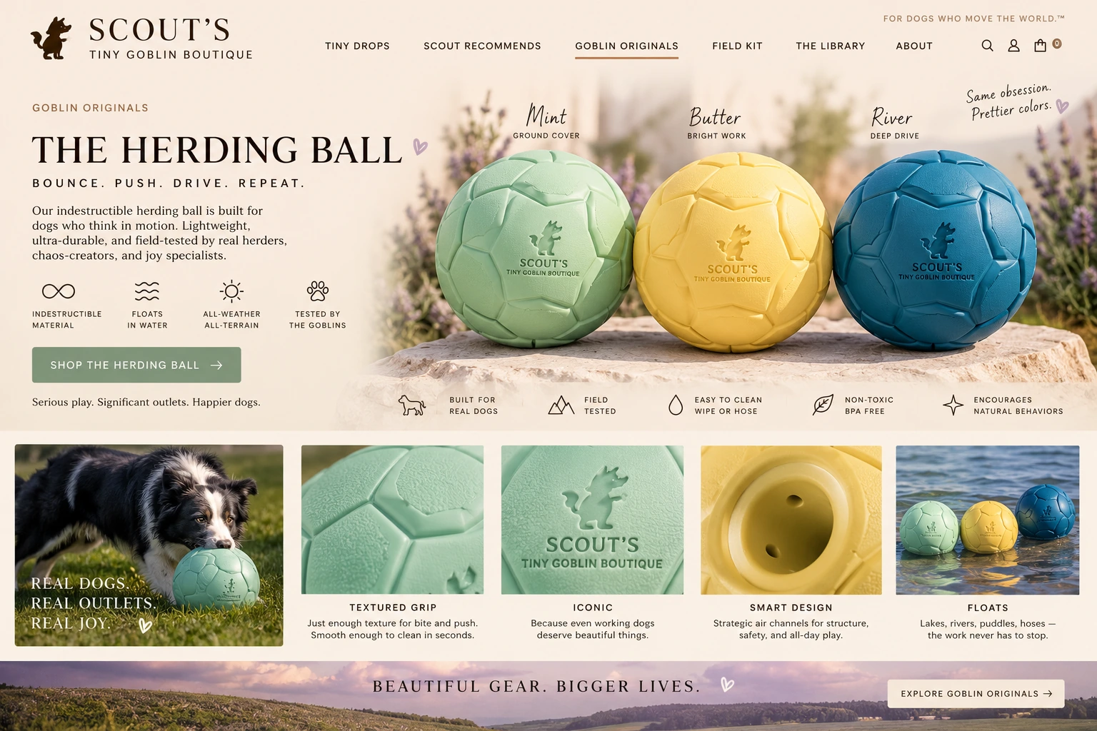 Herding Balls